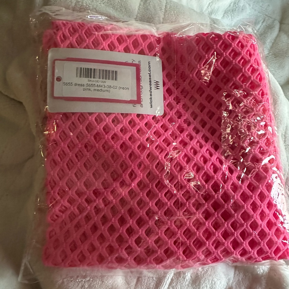 Wicked weasel bundle pack two dresses one bikini red hot pink black lemons m l - Picture 7 of 7